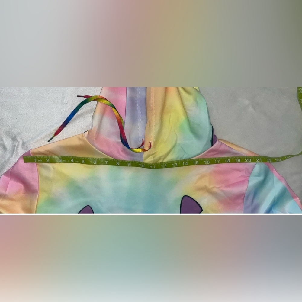 Womens Teen Girls Size XXL STITCH Character Hoodie Colorful Lilo Sweatshirt - Picture 6 of 11
